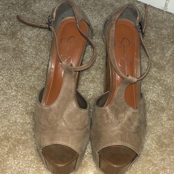 Jessica Simpson Shoes - 6 inch Jessica Simpson strapped heels